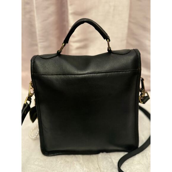 Vintage 1980s Coach Green Bag USA Made Crossbody - Picture 3 of 16